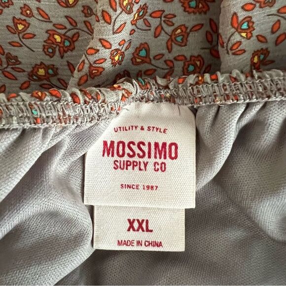 Mossimo Womens Y2K Babydoll Floral Tiered Dress Size XXL Boho Cottage Sundress - Picture 7 of 8